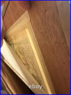 Toshi Yoshida Bamboo Garden, Hakone Museum, Woodblock Print, Framed & Signed