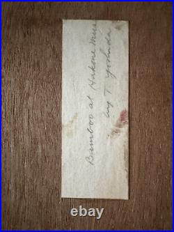 Toshi Yoshida Bamboo Garden, Hakone Museum, Woodblock Print, Framed & Signed