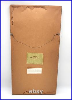 Toshi Yoshida Woodblock Print Bamboo Of The Friendly Garden Signed 16x31