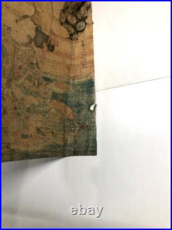 Toyokuni Woodblock Print TriptychFutaba Aoi Modern Genji 1855