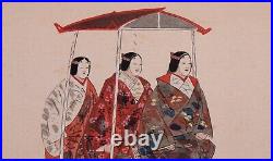 Tsukioka Kogyo (Japanese, 1869 1927) Woodblock Print Nohga Taikan Signed