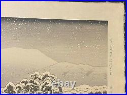Ukiyo-e Japanese Woodblock Print Hashiguchi GOYO Nishiki-e Hanga Japan Antique 2