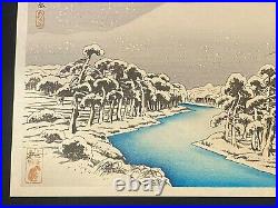 Ukiyo-e Japanese Woodblock Print Hashiguchi GOYO Nishiki-e Hanga Japan Antique 2