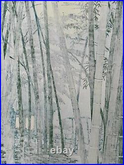 Ukiyo-e Japanese Woodblock Print Kasamatsu Shiro Bamboo in Early Summer Nishikie