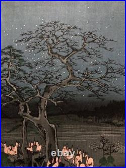 Ukiyoe Japanese Woodblock Print Landscape Hiroshige Utagawa Reprint Authentic