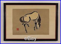 Urushibara Mokuchu (1888-1953) Japanese Woodblock Print c. 1930 Signed