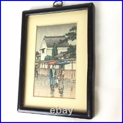 VINTAGE MCM Japanese Woodblock Print LOT Hiroaki Takahashi / Hiroshinge / Tomoe