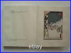 Vintage Hiroshige 100 views of Edo Japanese Ukiyo-e 30 woodblock print Set