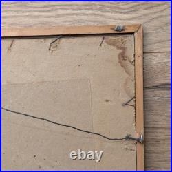 Vintage Japanese Art Woodblock Print Plum Blossom Moon Takahashi Biho 15x16