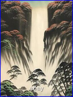 Vintage Japanese Woodblock Landscape Print -signed- Japan Modern Art