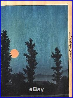 Vintage Kawase Hasui Japanese Woodblock Print