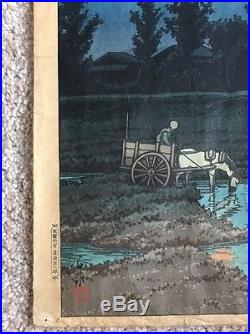 Vintage Kawase Hasui Japanese Woodblock Print