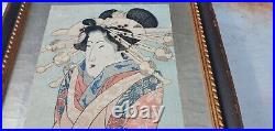Vintage Signed Japanese Woodblock Print