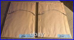 Vintage Signed Japanese Woodblock Prints-Noh Players-Akitoyo Inoue Framed