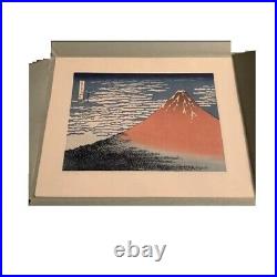 Vintage Ukiyo-e Hokusai The Thirty-six Views of Mount Fuji 46 woodblock print