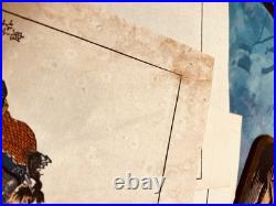 Vintage Woodblock Prints 3 Worriers Tattoos And Blood