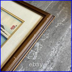 Vtg Framed Utagawa Hiroshige Japanese Woodblock Print Set Of 5