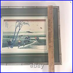 Vtg Hokusai Woodblock Print Ejiri in Suruga Province 36 Views of Mt Fuji Picture