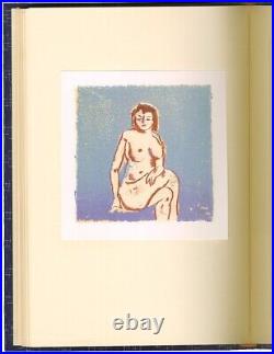 WB Wakayama Yasoji Woodblock Prints Asian Antique Yuriko Yonekichi Naked Woman