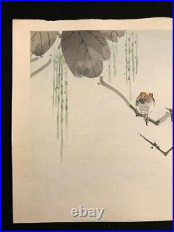 Watanabe Seitei, 1940s, Japanese original handmade woodblock print