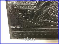 Y4022 WOODBLOCK PRINT Printing Block Person wood carving Buddhist Japan Ukiyoe