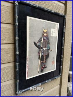 YOSHITOSHI Woodblock Print 1886 100 Aspects Of Moon FAITH In Third-Day Moon #23