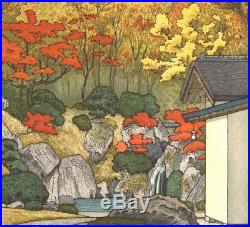 Yoshida Toshi #015403 Autumn in Hakone Museum Japanese Woodblock Print