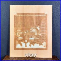 Yuzaburo Kawanishi Kobe Woodblock Print With Certification Seal Printmaker Hiden